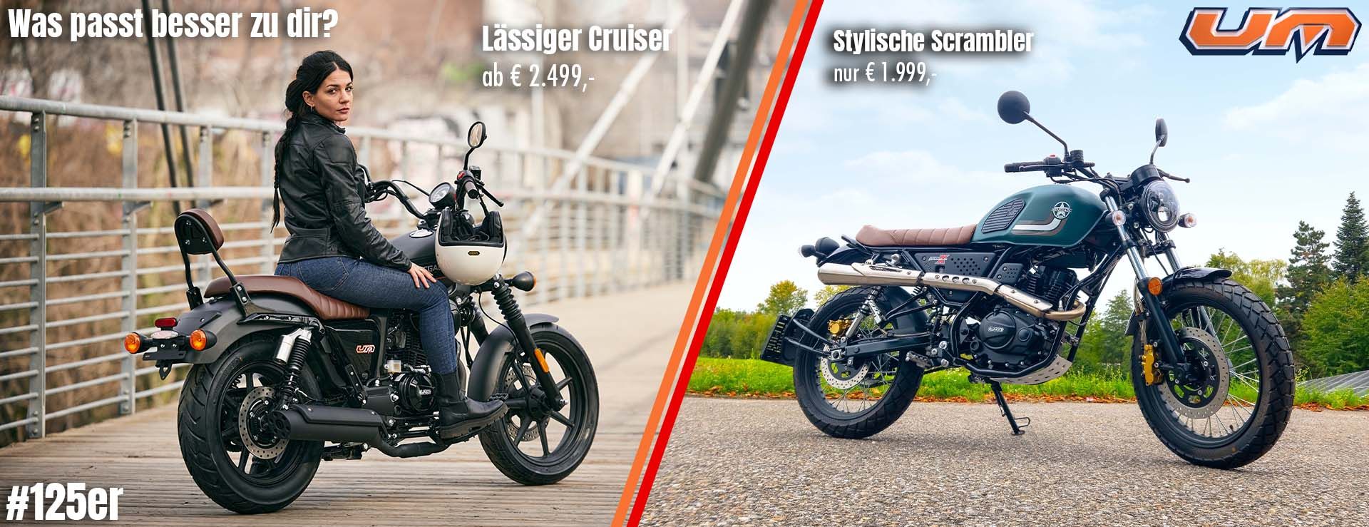 UM Motorcycles Aktionen UM Motorcycles Aktionen