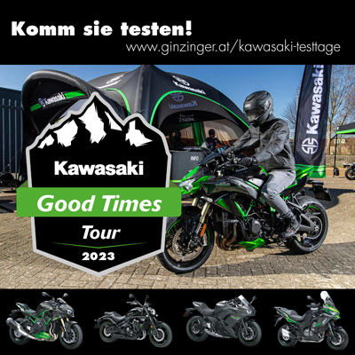 Kawasaki Testtage bei Ginzinger Zweirad