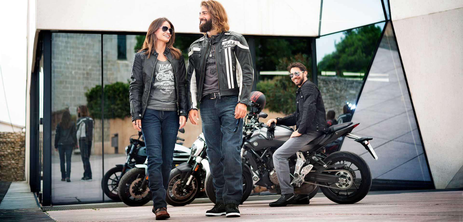 Held Crane Stretch – Jeans Da Moto Uomo – Cotone Elasticizzato Con Kevlar – Nero Taglia 38 – Protettori Interni